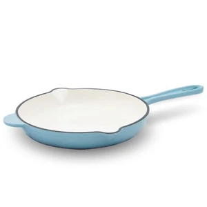 Skillet emaillierte Gusseisen-Pfanne geeignet für Induktion Ofen und Grill an... - Bild 1 von 6