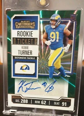 2023-24 Panini Contenders Kobie Turner Rookie Ticket Gold Sunburst Autograph🔥🔥 - Image 1 of 3