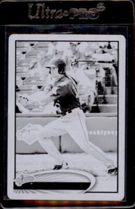 Placas de impresión debut Topps Pro 2012 negras #23 Garin Cecchini 1/1 - casi nuevas tarjetas raras - Imagen 1 de 2