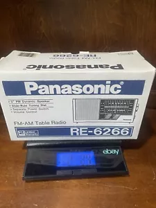 Panasonic RE-6266 fm am 2 band receiver radio brow faux wood NOS - Picture 1 of 11