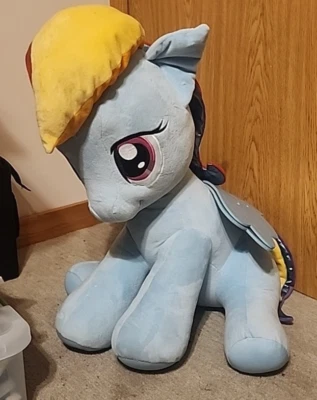 My Little Pony FiM 26'' Inch Rainbow Dash Giant Plush 2014 Aurora g4 - Image 1 of 4