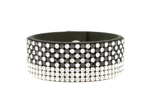 Schmuck Armband mit Swarovski Elements Black and White von Spark Silver Jewelry - Bild 1 von 1