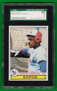 1979 Andre DAWSON Topps #348  SGC 60 = PSA 5 Expos CENTERED - Picture 1 of 1