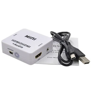 HDMI2HDMI + Audio HDMI zu HDMI Video Konverter Splitter Digital Analog Adapter - Bild 1 von 12