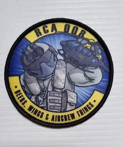 RCA 008 “BEERS, WINGS & AIRCREW THINGS” Hook & Loop Colour Patch - Picture 1 of 4