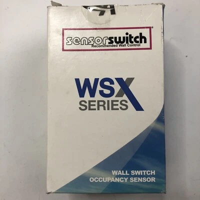 Occupancy Sensor Wall Switch WSX WH LED Accuity 216RF4 Single Relay White - Image 1 of 4