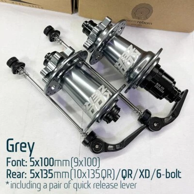 Buje de bicicleta MTB 5*100mm 10*135mm 12*142mm QR TA THRU 28H 32H 36 agujeros 11s 12s Foto 1 de 4