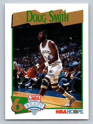 1991-92 Hoops #551 Doug Smith RC Rookie Dallas Mavericks - Image 1 of 2