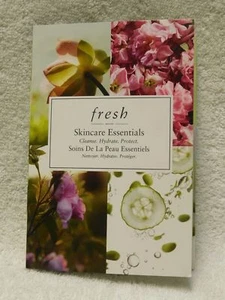 Fresh Skincare Essentials Travel set Soy Face Cleanser Rose Mask Lotus Youth Pre - Picture 1 of 5