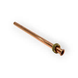 TUBO RAME CON CARTELLA E DADO Ø 18 X 3/4 CM 30 TRONCHETTO ATTACCO CODULO - Imagen 1 de 1