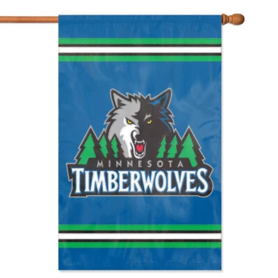 Minnesota Timberwolves Casa Bandera PREMIUM Exterior DOBLE CARA Foto 1 de 2