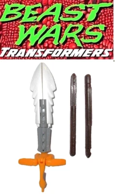 Transformers Beast Wars MANGABOSS SWORD Complete weapon set lot magnaboss 1997 - Image 1 of 3