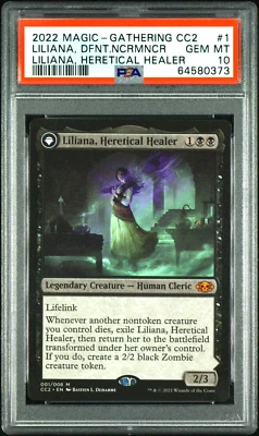 2022 MTG LILIANA, CURANDERA HERÉTICA / LILIANA DESAFIANTE NIGROMANTE #1 PSA 10 T584 Foto 1 de 2