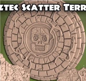 Aztec Ruins Floor and Altars  set 28mm. D&D Wargames - Picture 1 of 3