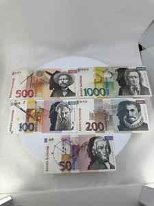 2000 Slowenien Währung 1000,500,200,100,50 Tolar LOT - Bild 1 von 7