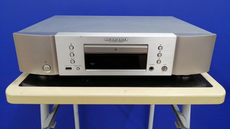 Marantz CD6005 CD Player Silver Good Condition Used w/Remote - Image 1 of 4