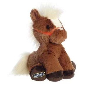 Aurora - Breyer - Bridle Buddies - 11" caballo lino exquisito peluche - Imagen 1 de 5