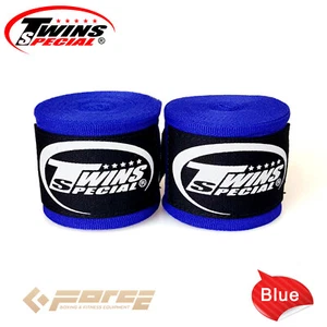 Boxing Hand Wraps 5m TWINS MMA UFC Muay Thai Kick Boxing Elastic CH- Blue Color - Picture 1 of 1