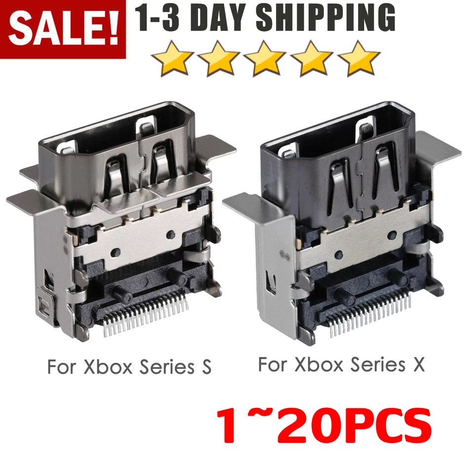1-20Pcs or Xbox Series S / X HDMI Port Socket Dock Connector Replacement Part - Image 1 of 1