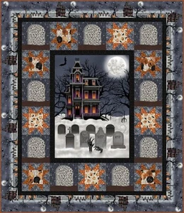 Studio E Spooky Night Panel Quilt Kit - Picture 1 of 3