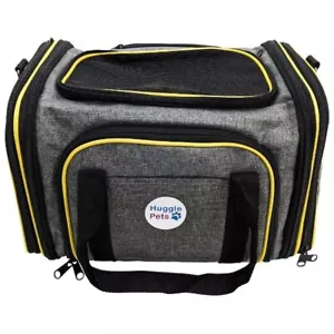 HugglePets Pet Carry Bag Case Play Pen Dog Puppy Cat Rabbit Small Animal Carrier - Picture 1 of 24