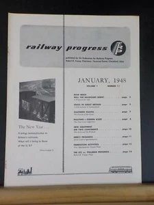 Autobús Railway Progress 1948 enero Pacífico Sur Gran Bretaña nuevo equipo - Imagen 1 de 2