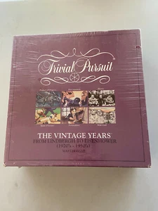 Trivial Pursuit The Vintage Years Master Game - 1920s to 1950s - New and Sealed - Picture 1 of 1