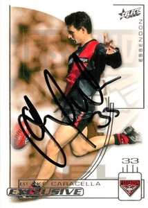 Signed 2002 Essendon Bombers AFL Select Exclusive Card - Blake Caracella - Picture 1 of 3