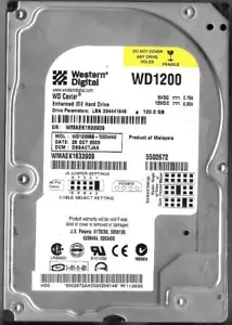 Western Digital WD1200BB-53DWA0 120GB IDE Hard Drive DCM: DSBACTJAA - Picture 1 of 2