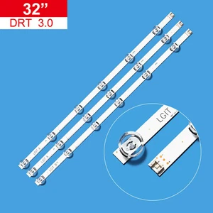 KIT 3 TIRAS LED LG INNOTEK DRT 32" LG 32LB561B 32LF5610 32LB5700 6916L-1974A - Photo 1/5