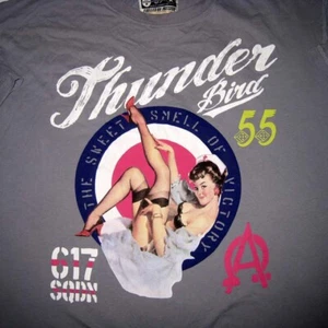 Thunder Bird 55 617 SQDN - Sweet Smell Of Victory - Joe Browns Tops T Shirt New - Picture 1 of 2