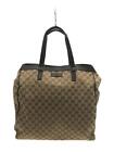 GUCCI tote bag brown GG canvas 152601 used