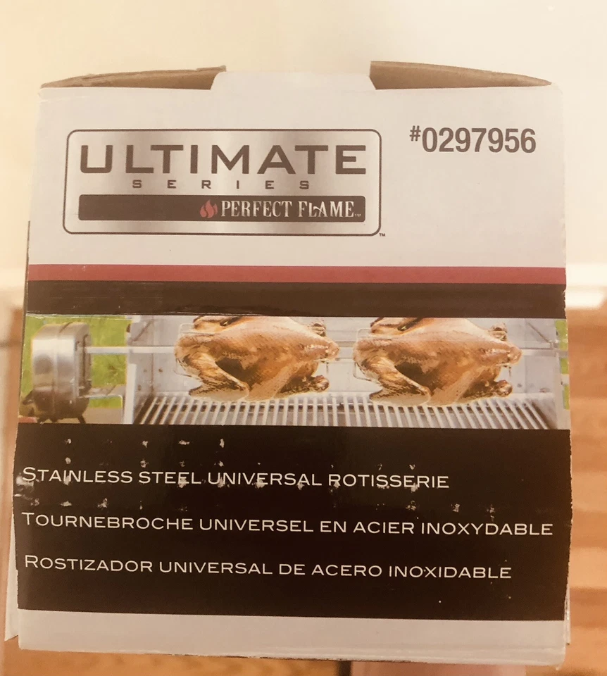 Ultimate Series Perfect Flame Universal Rotisserie Stainless Steel - Image 1 of 4