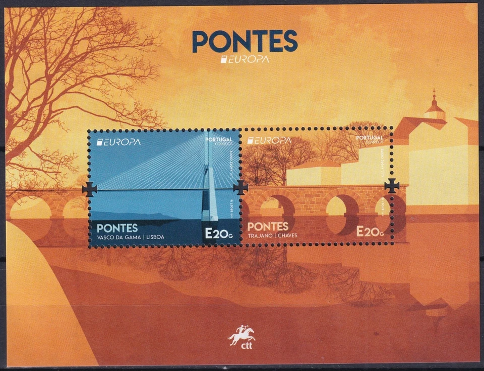 Portugal 2018 CEPT Europa MNH sheet - Image 1 of 1