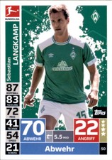 Topps Match Attax 18/19 - 50 - Sebastian Langkamp