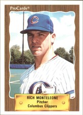 1990 Columbus Clippers ProCards #675 Rich Monteleone