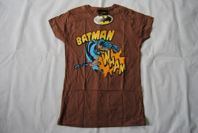 BATMAN WHAM  LADIES SKINNY T SHIRT NEW OFFICIAL DC COMICS SUPERHERO CARTOON - Image 1 of 4