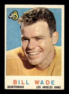 1959 Topps Football #110 Bill Wade Los Angeles Rams 1