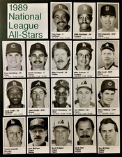 1989*1990*1991 MLB All-Star Game Program Inserts *You Pick* Centered Beauties!