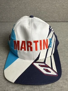 Vintage Mark Martin Mütze Nascar verstellbar Druckknopflasche Valvoline #6 50. Jubiläum - Bild 1 von 9