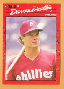 Darren Daulton Philadelphia Phillies #194 - Donruss casi nuevo-como nuevo 1990 - Imagen 1 de 2