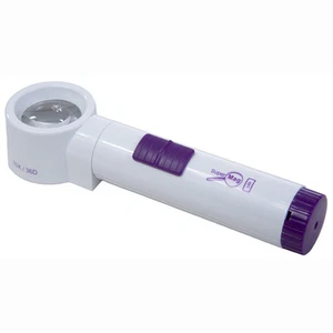 10X/40D SuperMag LED beleuchtete Hand Standlupe - 1,4 Zoll Objektiv - Bild 1 von 1