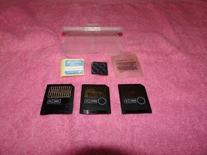 2 Cards X 128 MB MEG SMART MEDIA SM MEMORY CARD OLYMPUS 1x8MB - Picture 1 of 9