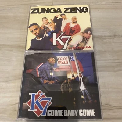 K7 2 UK IMPORT CD LOT Come Baby Come & Zings Zeng 💿 Foto 1 de 4