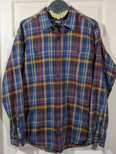 Patagonia Hemd Herren Größe L Erdtöne kariert Bio-Baumwolle Knopfleiste  - Bild 1 von 9