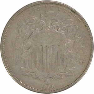 1866 Schild Nickel Strahlen Sehr schön ungeprüft #1020 - Bild 1 von 2