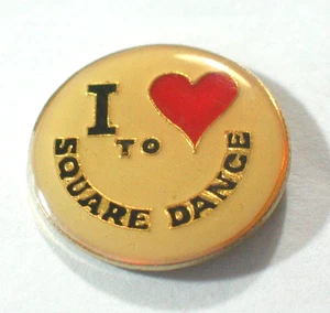 Square Dancing Pin Vintage - Picture 1 of 3