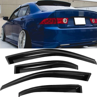 Fits For 2004-2008 Acura TSX Window Visor Deflector Vent Sun Rain Guard Shade* - Imagem 1 de 4