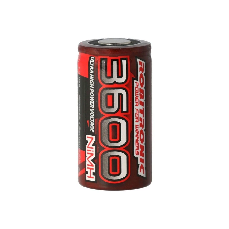 EP3600 Robitronic Batteria 3600mAh 1.2V NiMH Sub-C per Accendicandela - Immagine 1 di 1