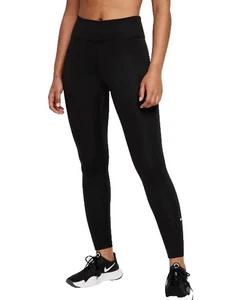 Nike Damen One Therma-FIT Mid Rise Yoga Laufleggings schwarz Größe Small - Bild 1 von 3